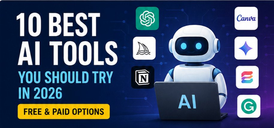 10 best AI tools you should try in 2026