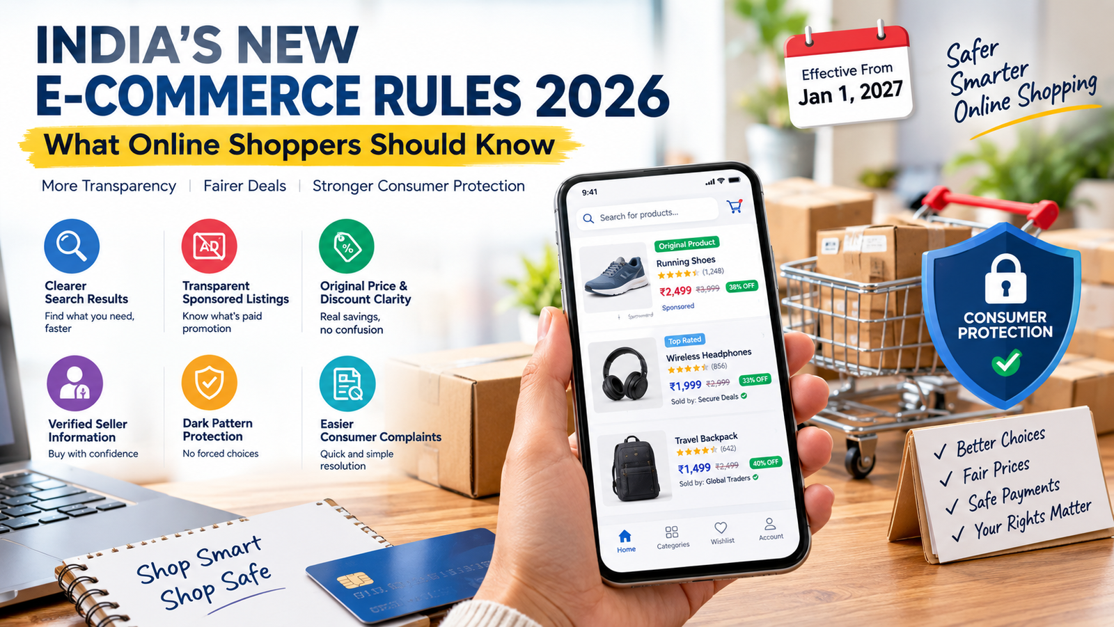 India new e-commerce rules 2026 and online shopping consumer protection