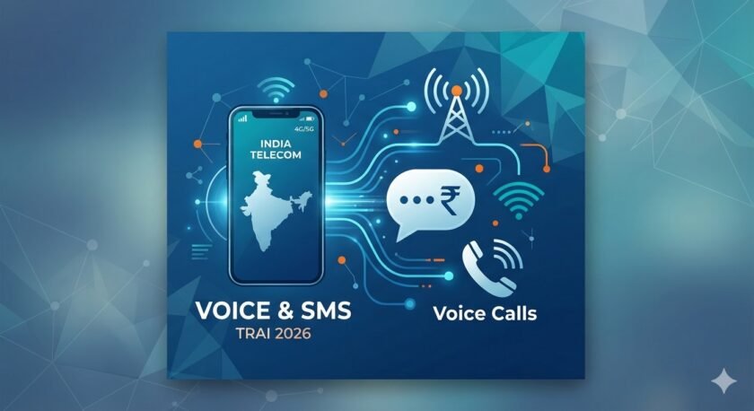 TRAI new recharge plans 2026 voice and SMS only plans